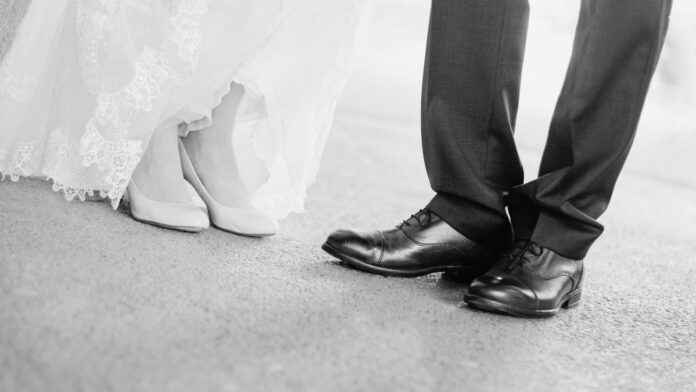 Men footwear for a wedding