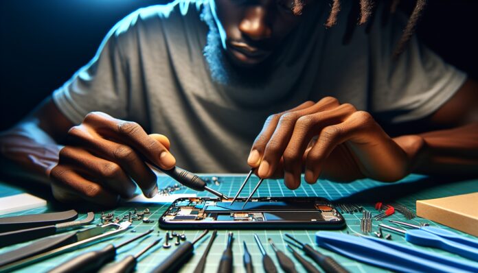 Using a Smartphone Repair Kit